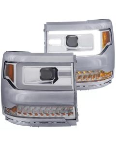Anzo USA Projector Headlight Set Chevrolet Silverado 1500 2016-2018- ANZO-111376