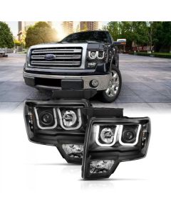 Ford ANZO-111383 U-Bar Projector Headlight Set