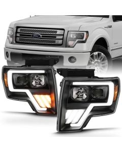 Anzo USA Projector Headlight Set w/Halo Ford- ANZO-111469