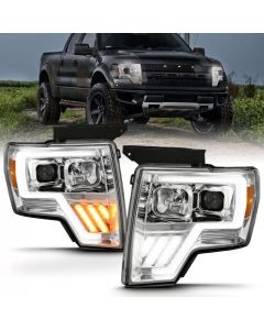 Anzo USA Projector Headlight Set w/Halo Ford- ANZO-111470