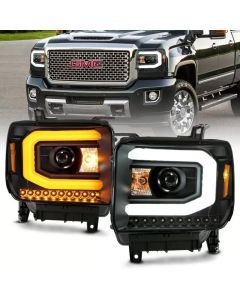Anzo USA Projector Headlight Set GMC Sierra 2014-2016- ANZO-111487