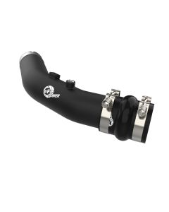aFe 23-24 Ford F250/F350 Super Duty V8-6.7L BladeRunner 3 In. Aluminum Hot Charge Pipe- BLK - 46-20688-B