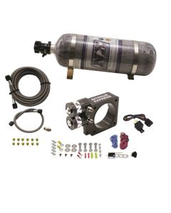 Nitrous Express 86-93 Ford Mustang GT 5.0L (Pushrod) Nitrous Plate Kit w/12lb Bottle - 20955-12