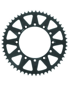 BikeMaster Honda Rear Steel Sprocket 520 53T - Black - 965117