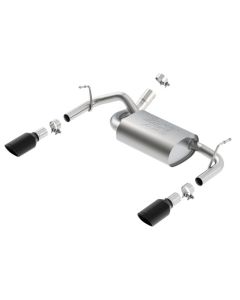 Borla ATAK® Axle-Back Exhaust System Jeep Wrangler 2012-2018 3.6L V6- 11860BC