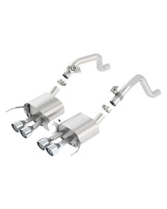 Borla 14-15 Chevy Corvette C7 w/ AFM w/o NPP S Type Rear Section Exhaust Quad Rd RL Tips - 11877