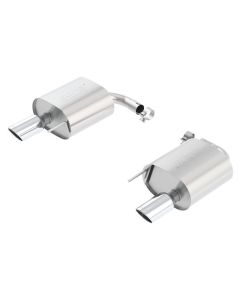 Borla S Type Rear Section 15-17 Ford Mustang 2.3L EcoBoost MT/AT 2.25in pipe 4in tip - 11889