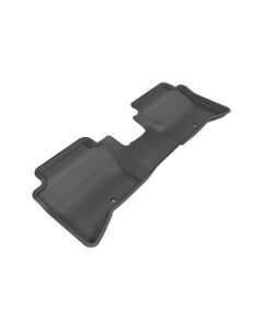 3D MAXpider 2014-2017 Kia Rio/Rio5 Kagu 2nd Row Floormats - Black - L1KA03721509