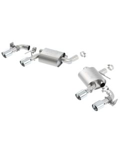 Borla 16 Chevy Camaro SS 6.2L w/ Dual NPP Atak Quad RD RL Tips Dual Exit Rear Section Exhaust - 11925