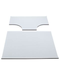 DEI 03-06 Jeep Wrangler TJ 2-Door w/Speaker Pods Boom Mat Headliner - 2 Piece - White - 50148