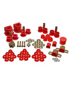 Energy Suspension 86-91 Mazda RX7 Red Hyper-Flex Master Bushing Set - 11.18101R