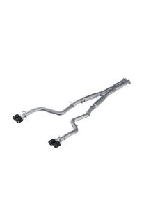 MBRP 3" T304 Stainless Dual Rear Catback Exhaust System w/ Quad Tips (Street Version) Dodge Challeng - S71153CF