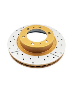 DBA 05-20 Toyota Tacoma (w/6 Lug Wheel & 4 Piston Clpr) Front Drilled & Slotted Street Series Rotor - DBA2716X