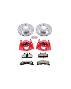 Power Stop 99-00 Cadillac Escalade Front Z36 Truck & Tow Brake Kit w/Calipers - KC1970-36