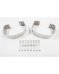 Rugged Ridge 76-95 Jeep CJ / Jeep Wrangler Stainless Steel Rear Bumperettes - 11108.01