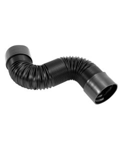 Spectre Air Duct Hose Kit 4in. OD (41in. Ducting / 2 Threaded PVC Couplers) - Black - 9751
