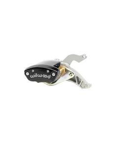 Wilwood Caliper - MC4 Mechanical Right Hand - Black 1.19in Piston 1.10in Rotor - Black - 120-15484-BK