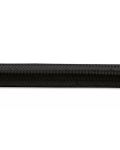 Vibrant -16 AN Black Nylon Braided Flex Hose .89in ID (50 foot roll) - 12003