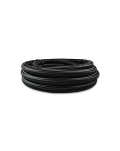 Vibrant -6 AN Black Nylon Braided Flex Hose .56in ID (150 foot roll) - 12006