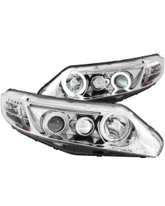 Anzo USA Projector Headlight Set w/Halo Honda Civic 2006-2011- ANZO-121061