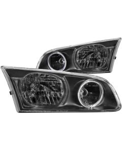 ANZO 2000-2001 Toyota Camry Crystal Headlights w/ Halo Black - 121123