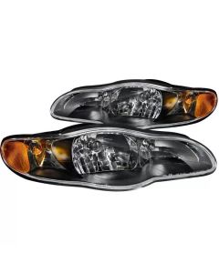 Anzo USA Crystal Headlight Set Chevrolet Monte Carlo 2000-2005- ANZO-121165