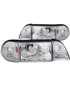 Anzo USA Crystal Headlight Set Ford- ANZO-121195