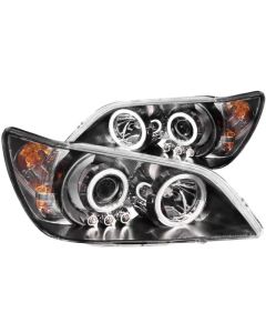 ANZO 2001-2005 Lexus Is300 Projector Headlights w/ Halo Black - 121199