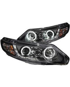 Anzo USA Projector Headlight Set w/Halo Honda Civic 2006-2011- ANZO-121454
