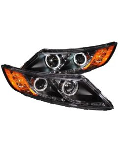 Anzo USA Projector Headlight Set w/Halo Kia Optima 2011-2013- ANZO-121460