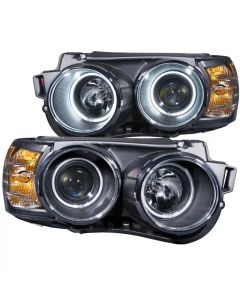ANZO 2012-2015 Chevrolet Sonic Projector Headlights w/ Halo Black (CCFL) - 121488