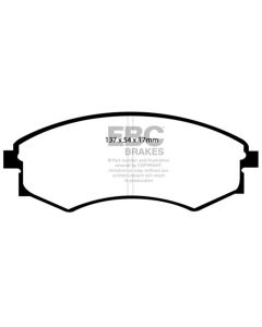 EBC 92-95 Hyundai Elantra 1.6 Yellowstuff Front Brake Pads - DP41358R