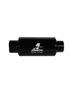 Aeromotive In-Line Filter 10AN 10 Micron Microglass Element Bright-Dip Black 2in OD - 12350