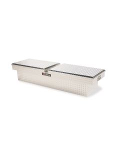 Lund 82-05 Chevy S10 (Long Bed) Ultima Dual Lid Gull Wing Crossover Tool Box - Brite - 9250
