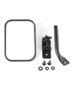Rugged Ridge 97-18 Jeep Wrangler Textured Black Rectangluar Stubby Trail Mirror - 11025.20