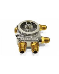 GReddy TYPE-I Oil Filter Relocation Block - Uses M20xP1.5 Oil Filter - 12401182