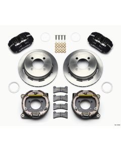 Wilwood Forged Dynapro Low-Profile Rear Parking Brake Kit - Plain Face Rotor - Black- WILW-140-12589