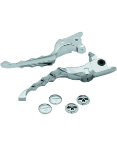 Kuryakyn Zombie Lever Set 17-Up Touring Chrome - 1984