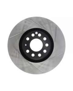 StopTech Power Slot 01-06 Audi Allroad / 05-09 A4 / 6/99-04 A6 / 99-02 S4 Left Front Slotted Rotor - 126.33096SL