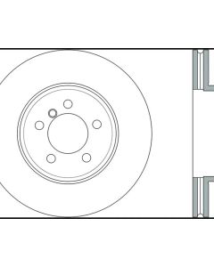 StopTech Sport 14-15 BMW 435i Front Left Slotted Brake Rotor - 126.34144SL