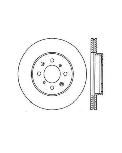 StopTech Sport Slotted Brake Rotor Front Right- STOP-126.40021SR