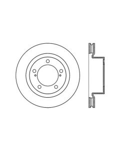 StopTech Sport Slotted Brake Rotor Front Left- 126.44162SL