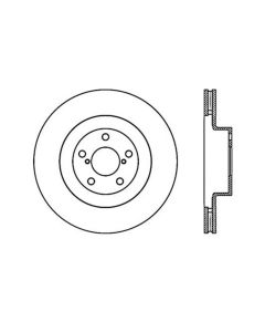StopTech Power Slot 02-10 WRX Front Left Sportstop Slotted Rotor - 126.47018SL