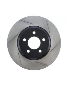 StopTech Power Slot 05-10 Mustang GT V8-4.6L Front Left Slotted Rotor - 126.61086SL