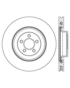 StopTech Sport Slotted Brake Rotor Front Right Ford Mustang Front Right 5.0L V8 2015-2021- STOP-126.