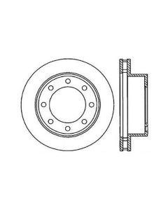 StopTech Sport Slotted Brake Rotor Front Right Ford Front Right- STOP-126.65086SR