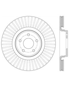 StopTech 14.5+ Ford Focus ST Front Left Slotted Performance Rotor - 126.65146SL