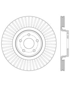 StopTech 14.5+ Ford Focus ST Front Right Slotted Performance Rotor - 126.65146SR
