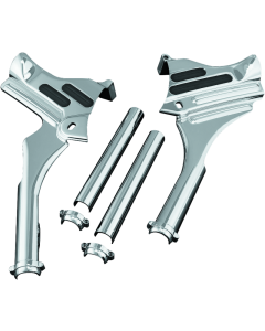 Kuryakyn Deluxe Neck Covers 95-07 Touring Models Chrome - 7866