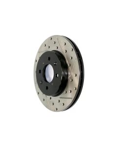 StopTech 05-07 Subaru Impreza WRX/STi Slotted & Drilled Right Rear Rotor - 127.47023R